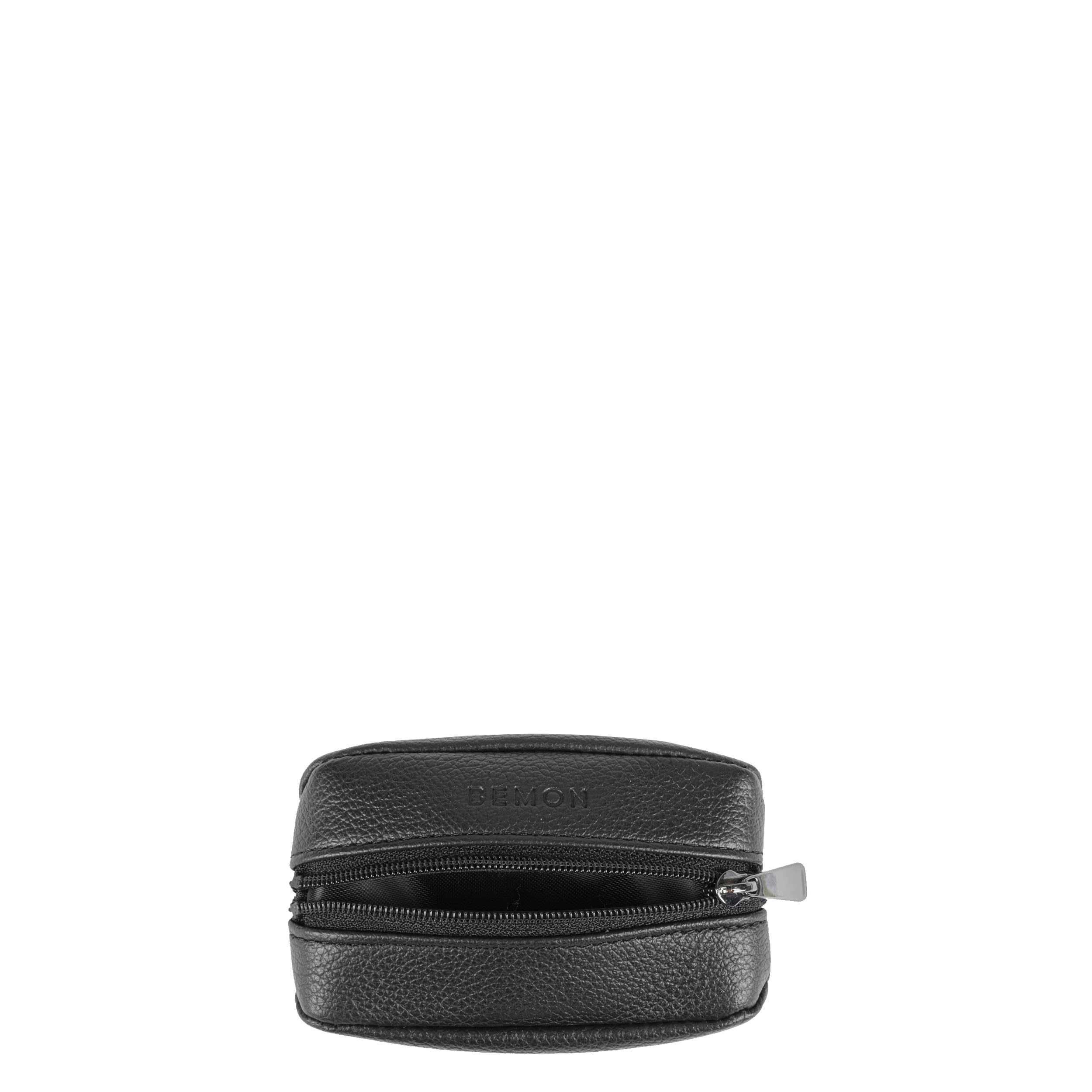 Bemon Porte Monnaie pour Homme en Cuir Enzo, Format Grain de café, 10 x 6.5 x 2 cm