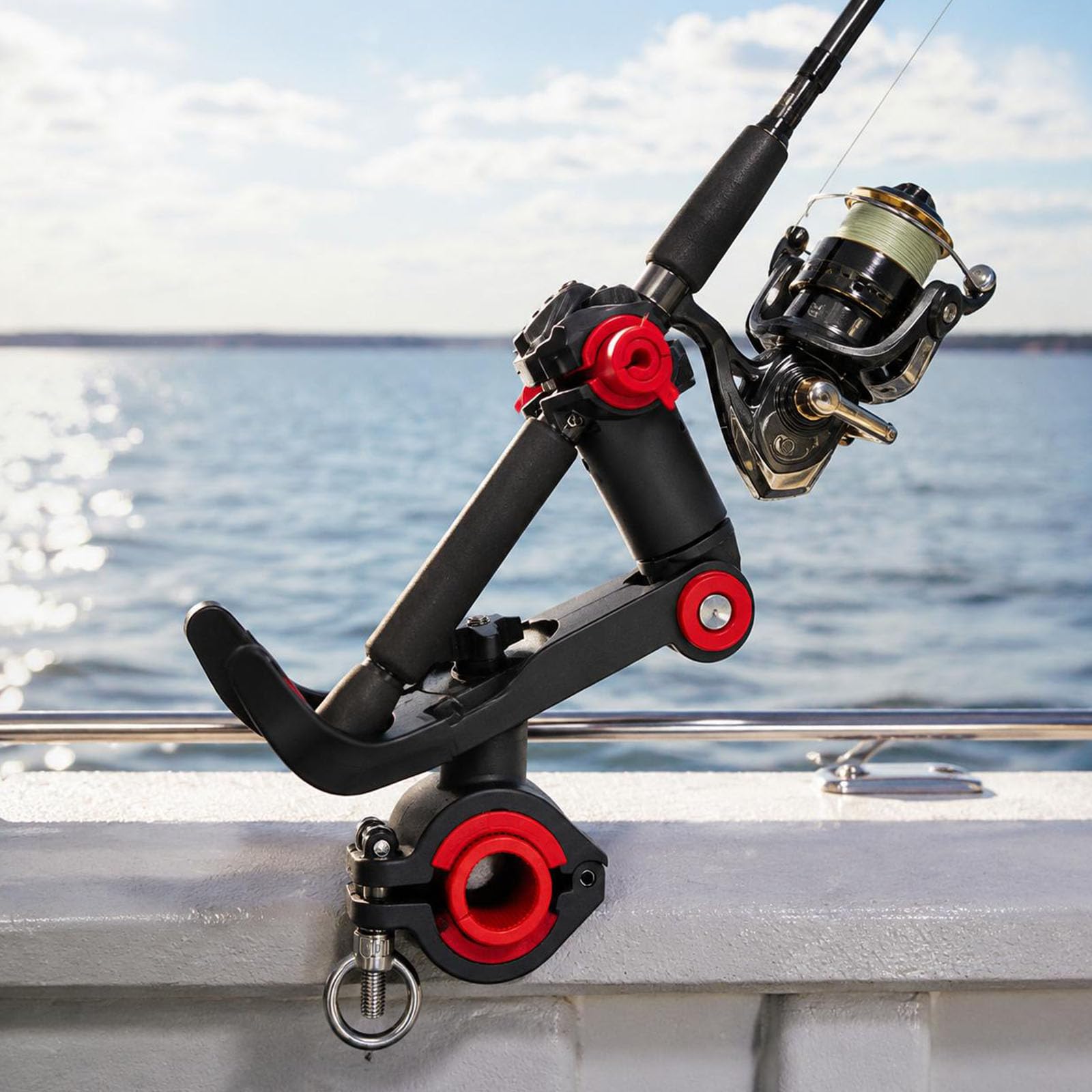 Soporte portátil para caña de pescar para pescadores de aguas