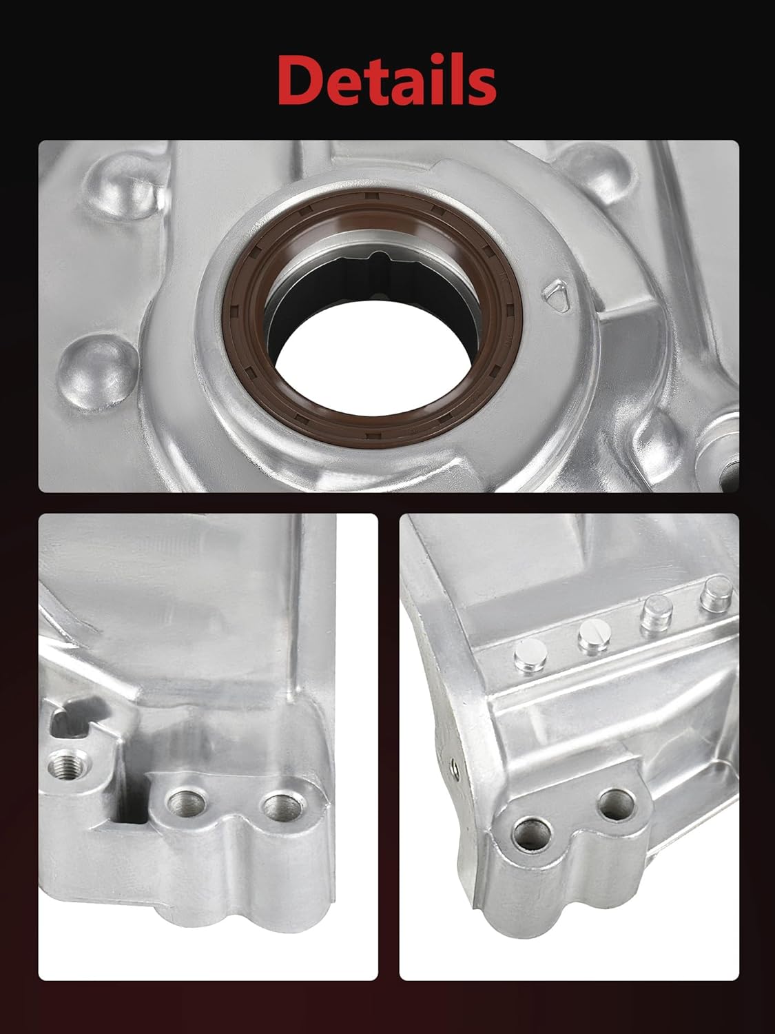 HYR M580 21350-2E030 Timing Chain Cover Oil Pump Compatible with Hyundai Elantra Coupe GT 2012-2013 1.8L Tucson 2014-2021 2.0L & Kia Soul 2012-2019 Forte 2014-2018 1.8L 2.0L Forte Koup Forte5