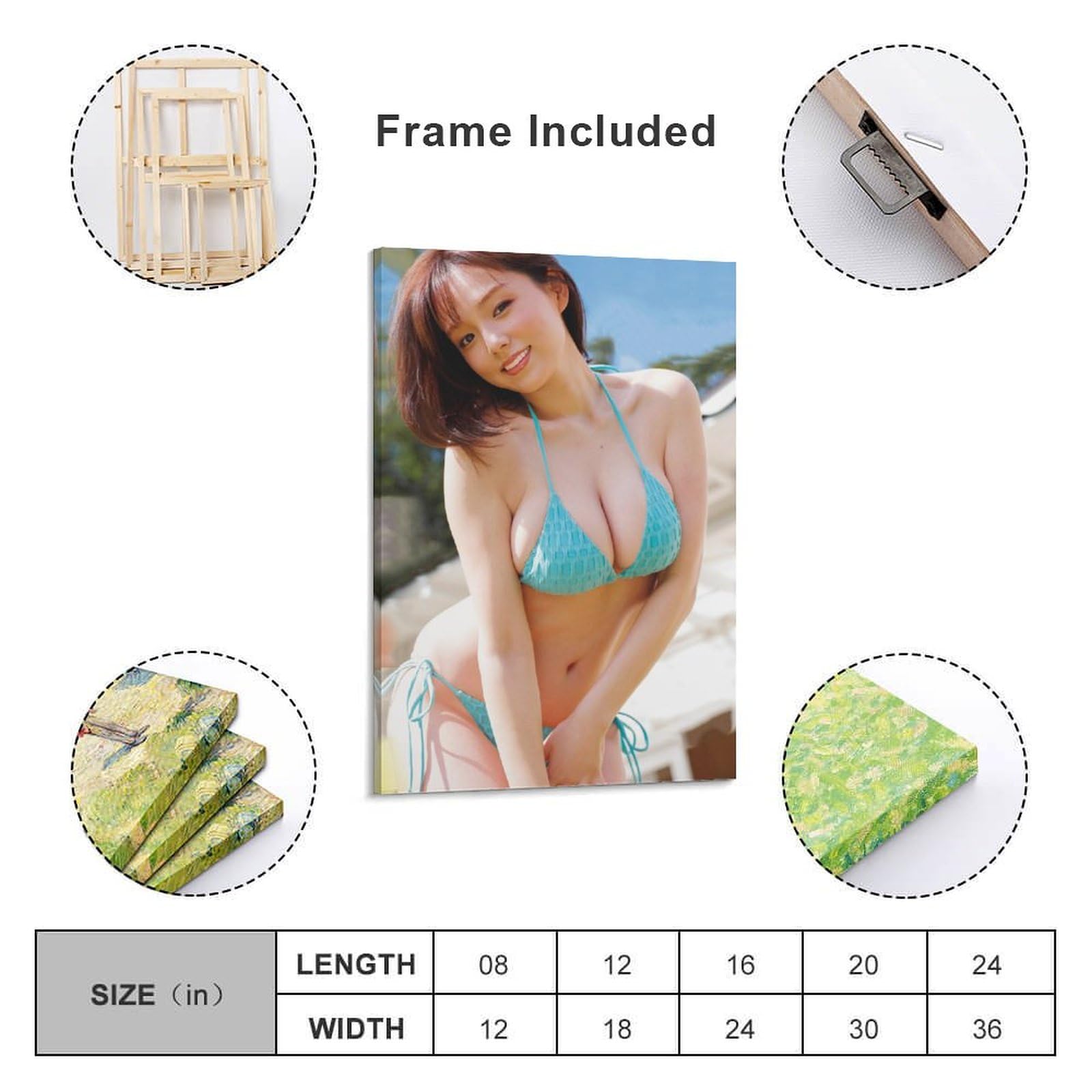 篠崎愛 等身大ポスター 花柄ビキニで挑発 Yahoo!オークション