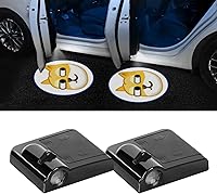 Vista 14 de 2PCS Luces Proyectoras para Puerta de Automóvil, Proyector de Logo LED para Puerta de Coche, Luz LED de Cortesía Inalámbrica, Luces de Bienvenida