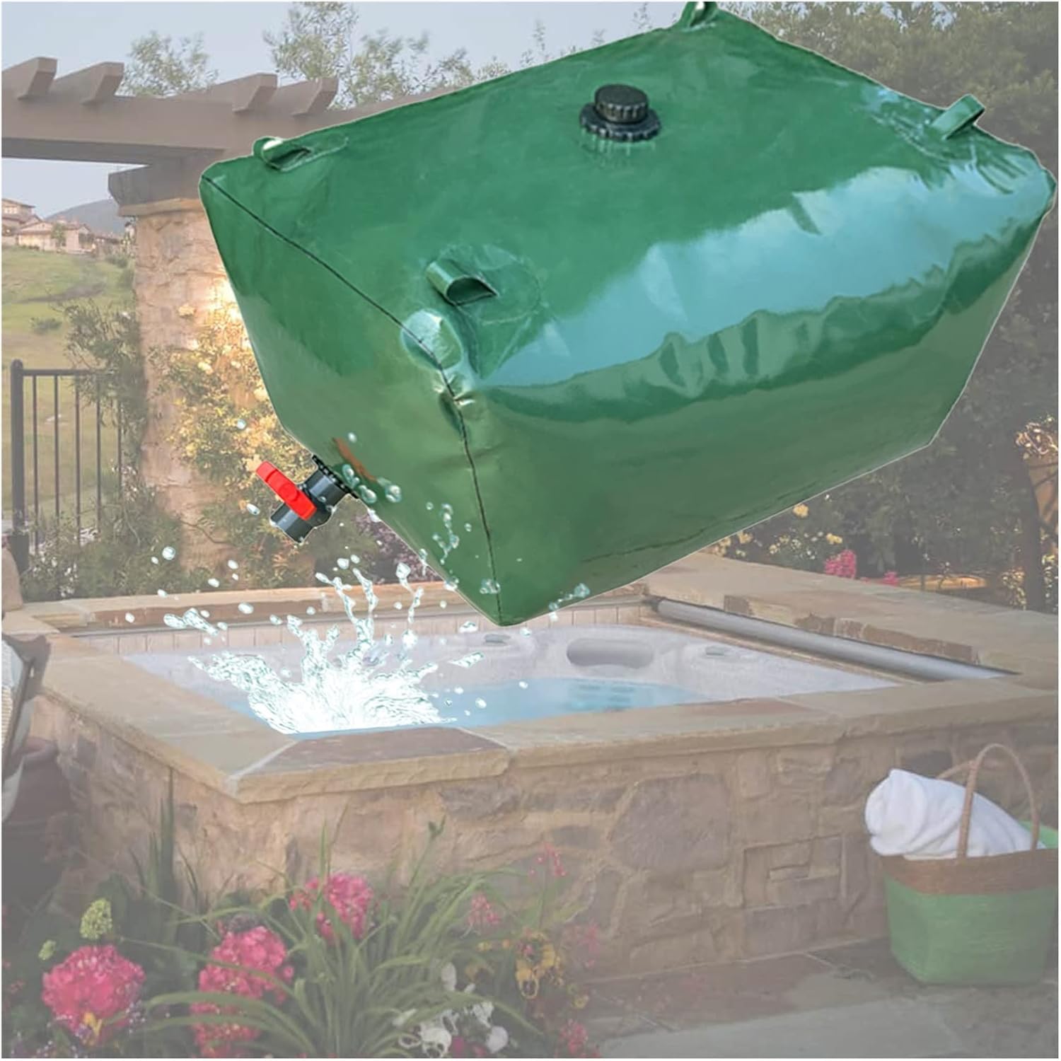 Bathtub Water Storage Bladder 100 200 500 800 1000 1500 Gallon Water Tank for