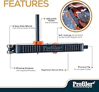 Vista 6 de Profiler+ Herramienta de trazado multifunción – Adaptable a cualquier marcador, herramienta de contorno de precisión final para carpintería