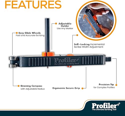 Miniatura 6 de Profiler+ - La herramienta definitiva para escribir - Transfiere el contorno de cualquier superficie a cualquier material - Herramienta de escritura