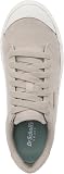 Dr. Scholl's Women's Time Off Sneaker, Oyster Microfiber, 4.5 UK - 6