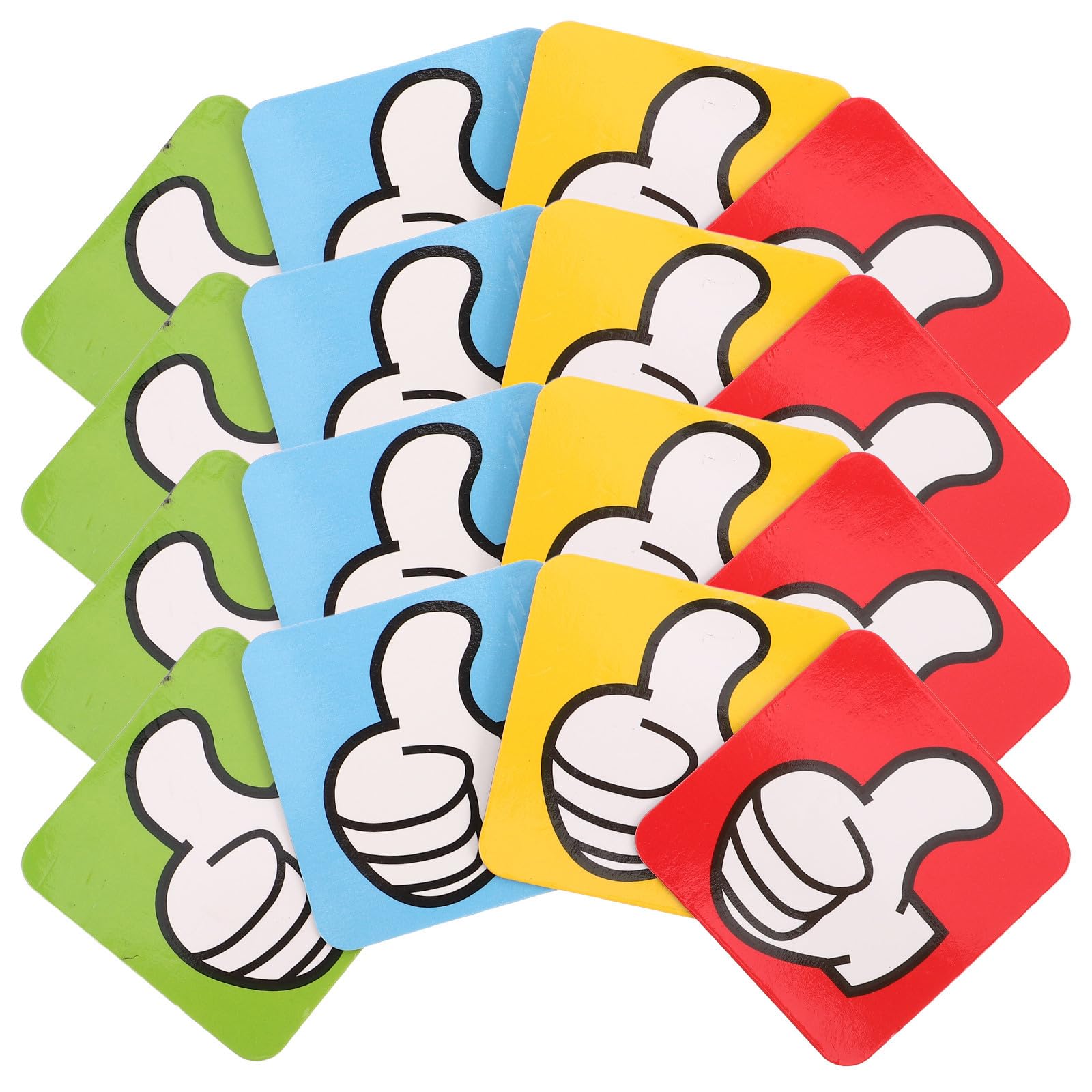 Imanes de pulgar arriba jojofuny decorativos para refrigerador y pizarra blanca pack de 80