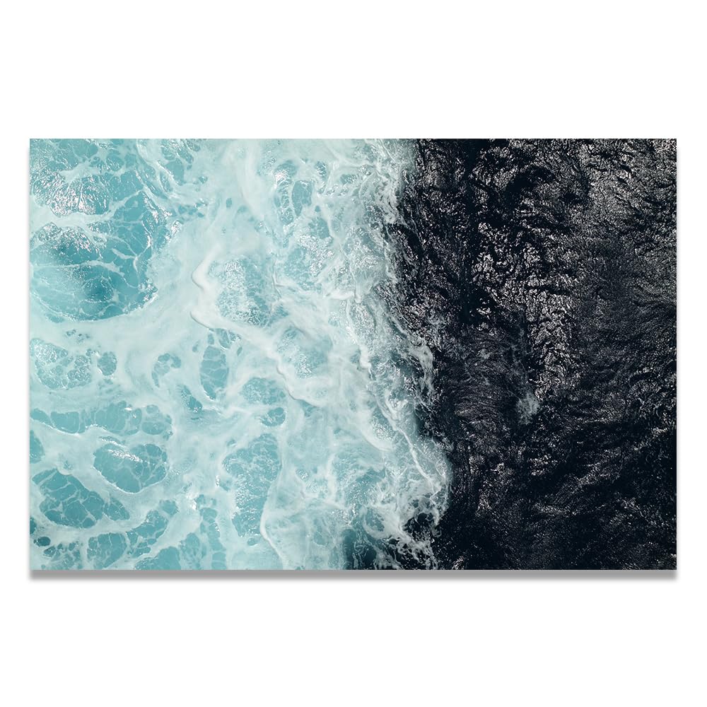 VHdfgTY BoundaryLarge Mountain Landscape Canvas Wall Art Nature Scenery for Home Decor 60x90cm Unframed