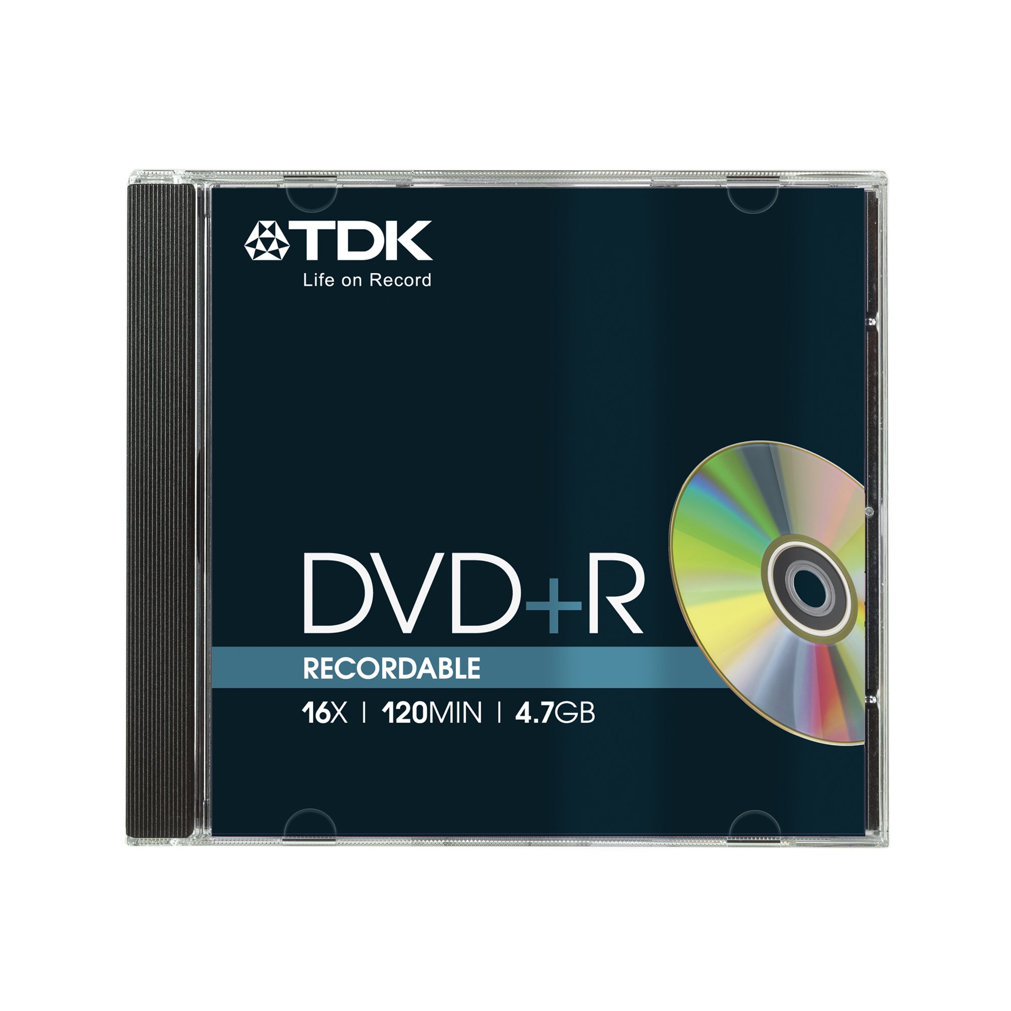 TDK DVD+R Rohlinge 4.7GB 16x 10er Pack Jewel Case