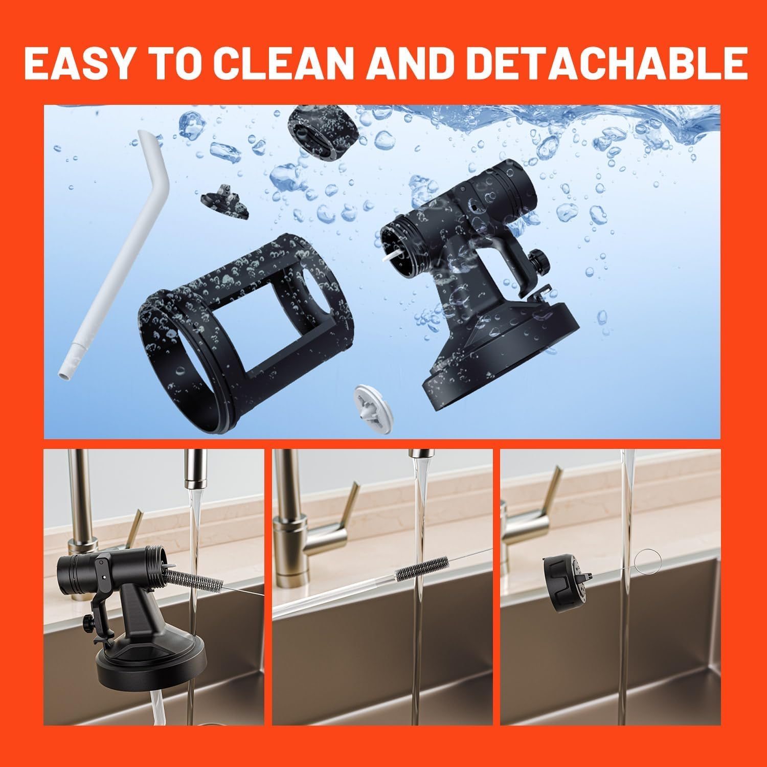LiTHELi 20V Paint Sprayer - Cordless HVLP Gun -8 LiTHELi 20V Paint Sprayer - Cordless HVLP Gun -8