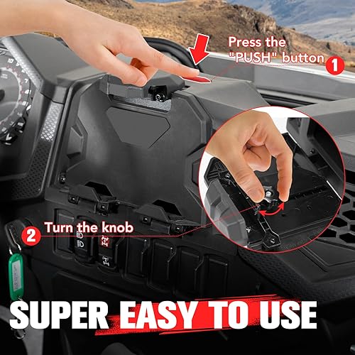 Miniatura 4 de A & UTV PRO Soporte para tableta de dispositivo electrónico y anclajes de amarre RZR para Polaris RZR XP 1000XP4 1000XP Turbo  XP4 Turbo  XP4