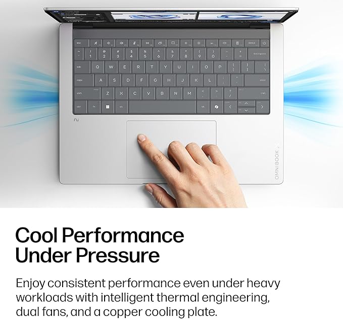 HP OmniBook X 14" 3K Touchscreen Intel Core Ultra 7 356H miniatura 10
