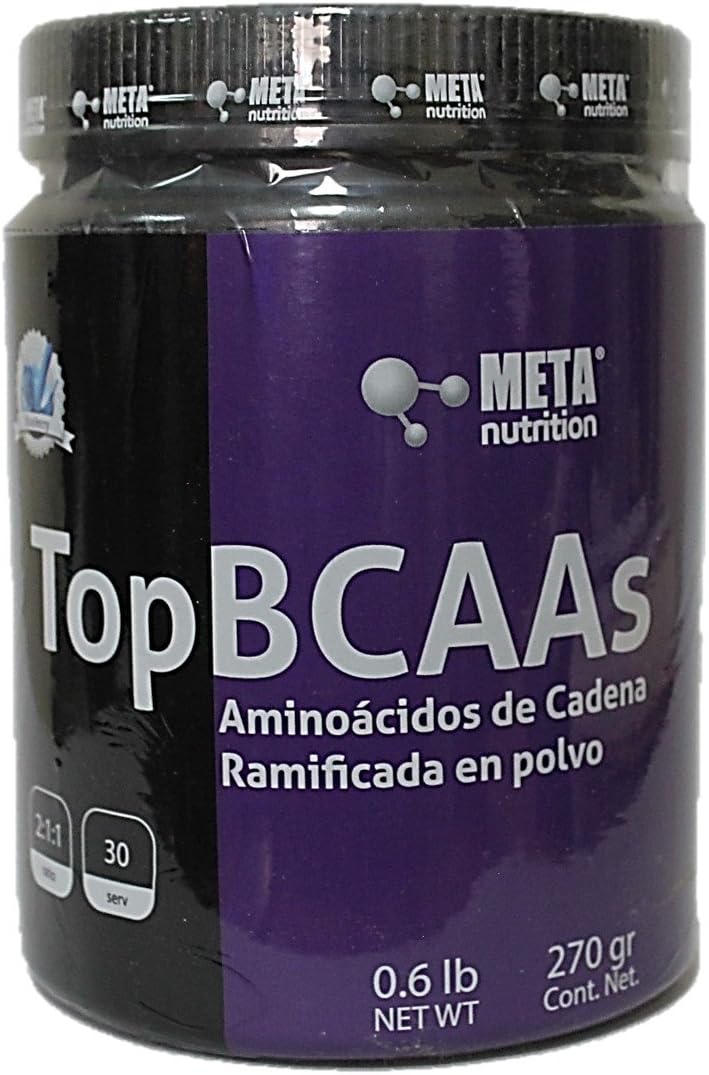 Meta Nutrition Mezcla de Proteínas y Aminoácidos Top Bcaas, Blue Berry