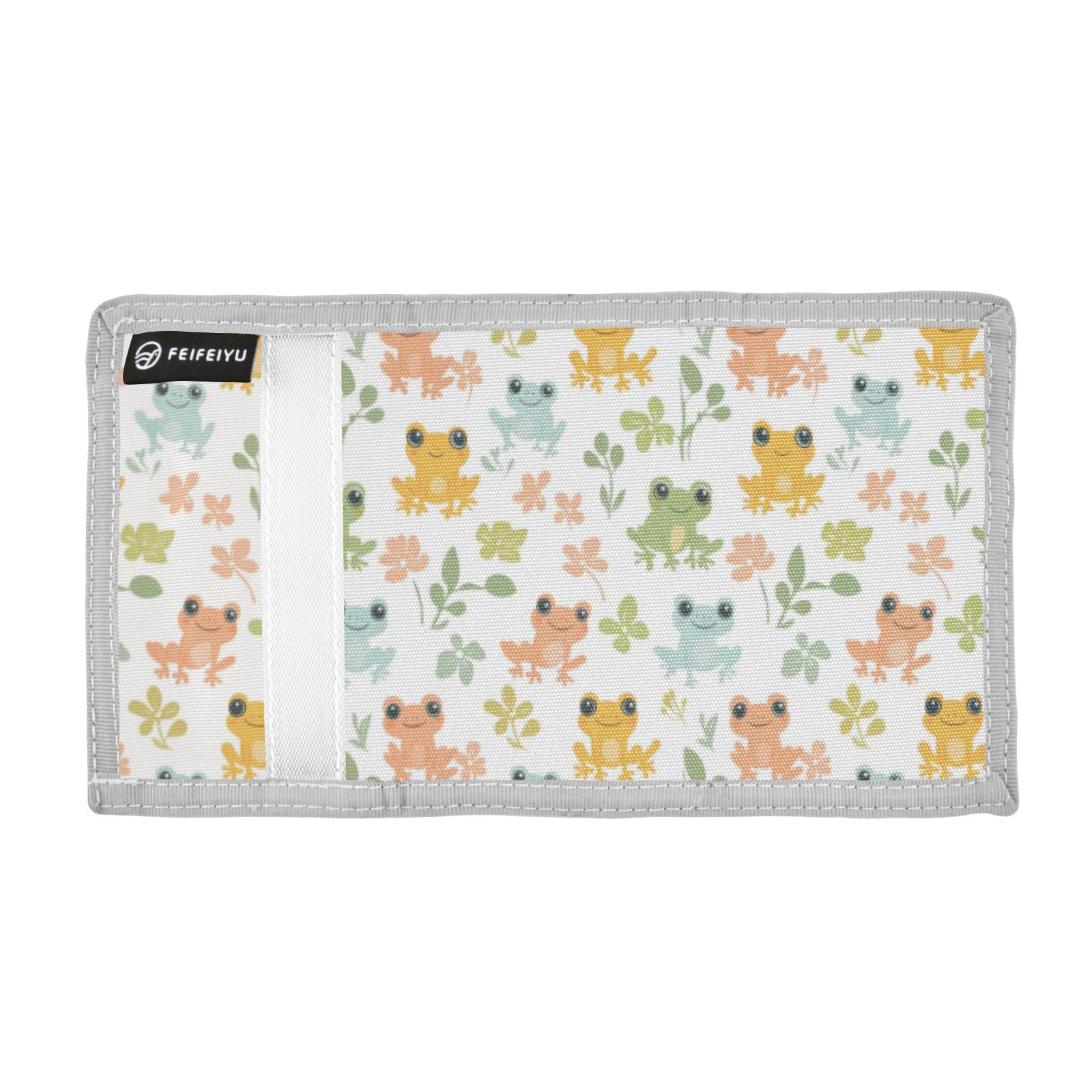 Wusikd Cute Frogs Kids Wallet for Boys Girls Toddler Trifold Wallet Novelty Wallet for Teens Women Men