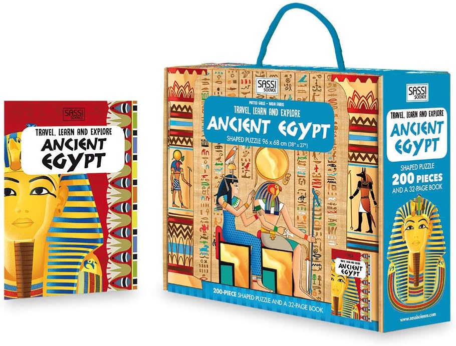 Ancient Egypt Puzzle & Book (Puzzles) Paperback – November 1, 2018