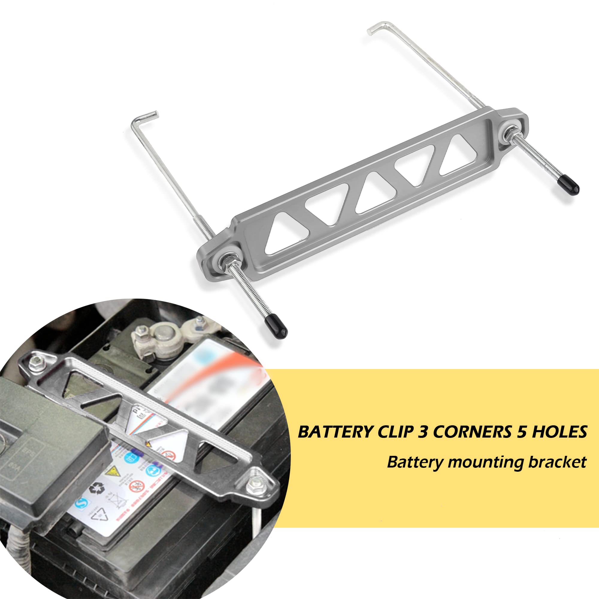 Custom Battery Brace Racing Billet Car Battery Tie Down Aluminum Alloy ...