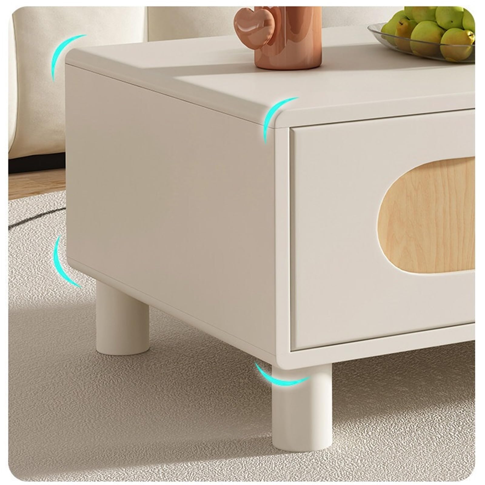 Soporte TV Pared Centro de Entretenimiento Moderno, Consola Multimedia, gabinete Almacenamiento Madera for Dormitorio y Sala Estar Mueble de TV con estantes