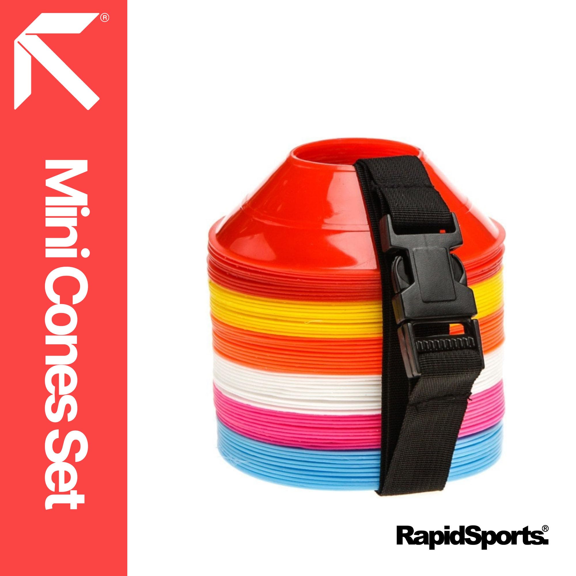 Fitness Health FH Pro wielofunkcyjne stożki zwinności do rugby piłka nożna piłka nożna sport boisko ćwiczenie wiercenie oznaczanie mini marker spodek stożkowy zestaw 60 szt.