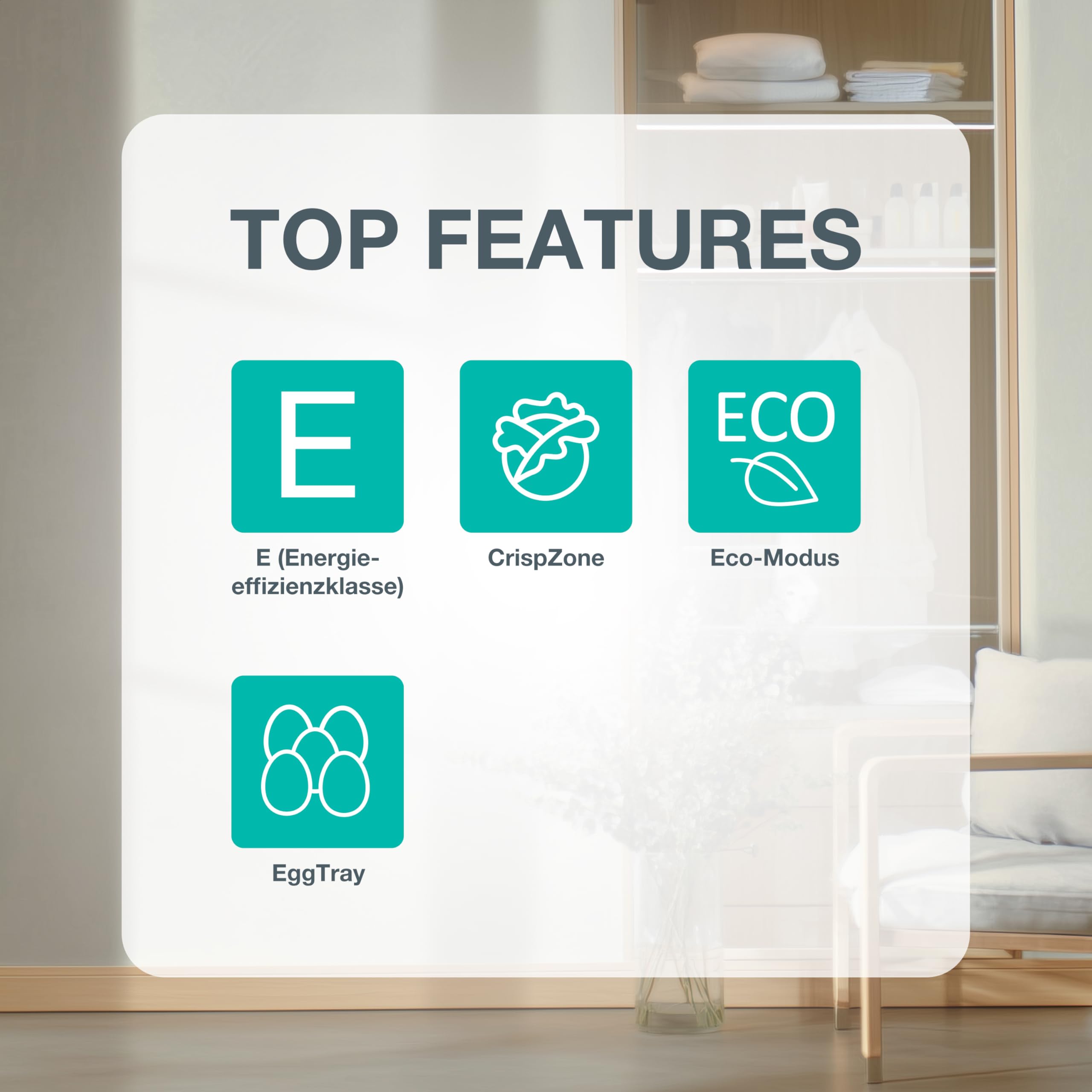 Gorenje R39EPW4 Tischkühlschrank/Freistehend/EEK E / 40dB / 92 Liter/Gemüsefach/LED Beleuchtung/Türanschlag wechselbar/HxBxT: 84,2 x 47,5 x 44,8 cm/Weiß