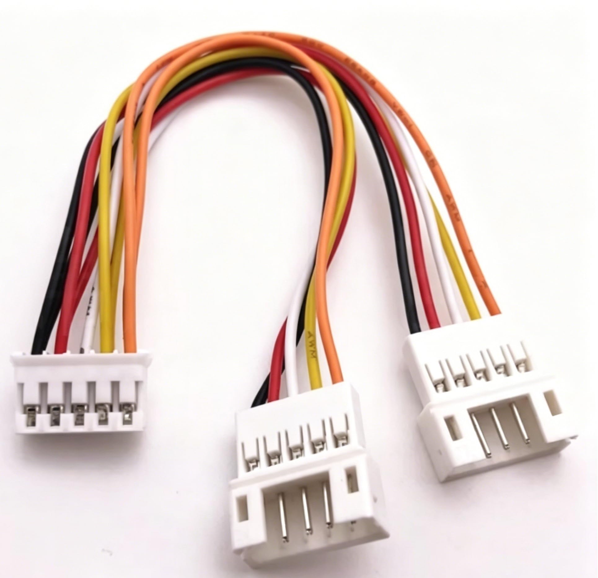 Cavo ventola scheda grafica GPU PH2.0 Mini 2/3/4 pin a 2 vie CPU 2/3/4 pin PWM connettore ventola cavo cavo divisore a Y diviso in due linee di ventola(5P,26AWG_1 PCS_10CM)