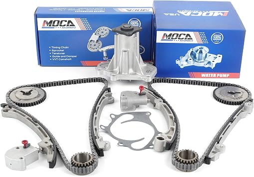 MOCA New Timing Chain Kit & Water Pump Compatible with 2002-2010 for Infiniti Q45 FX45 M45 4.5L V8 DOHC VK45DE