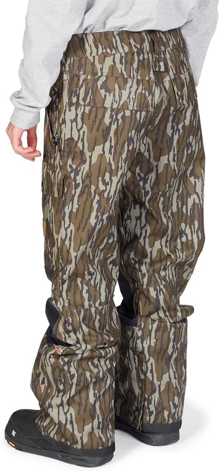 DC Men's Code Shell Snowboard Pants - Mossy Oak Original Bottomland - Small