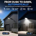 LED Barn Light,150W 20000LM Dusk to Dawn Outdoor Lighting with 150° Adjustable Photocell, 6500K Daylight Outdoor Light, IP66 Waterproof Area Street Light for Farmhouse Barns Warehouse Yard