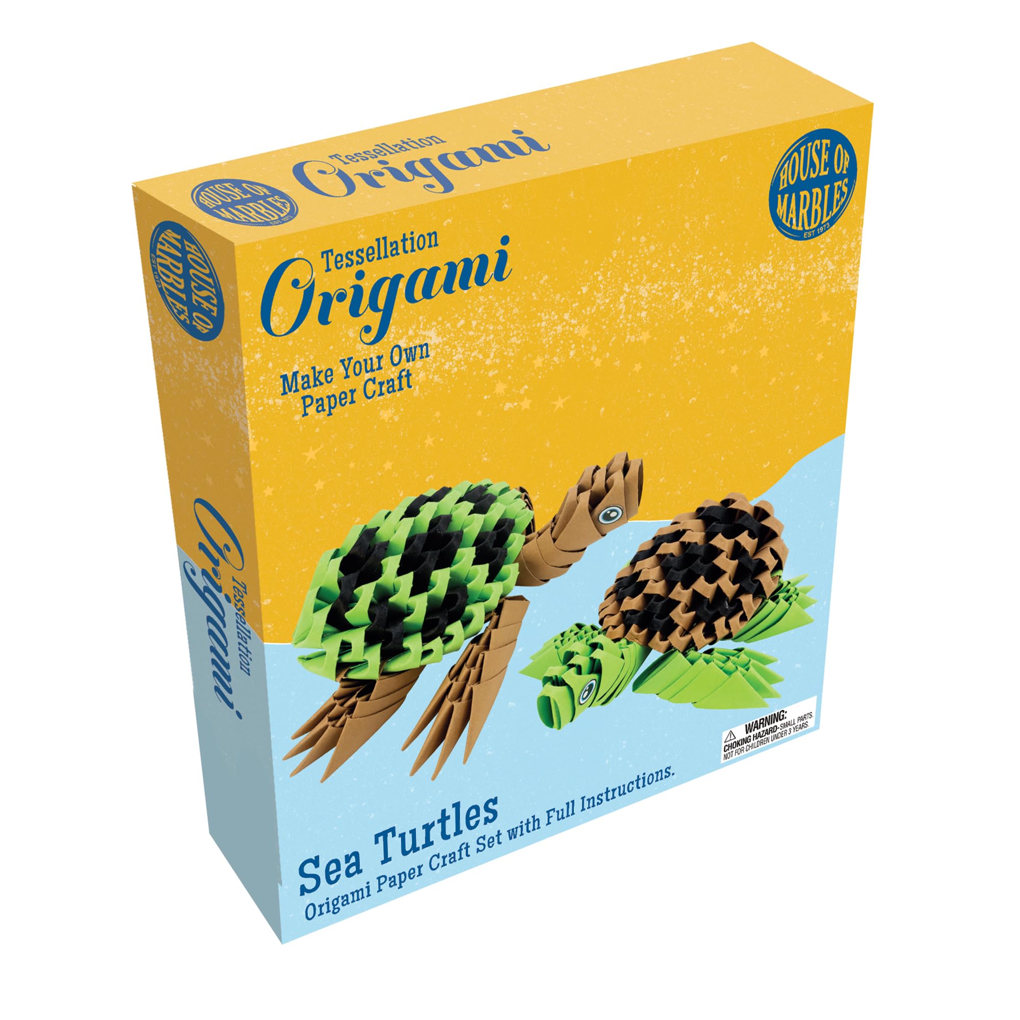 House of Marbles Turtles Origami Paper Craft Set