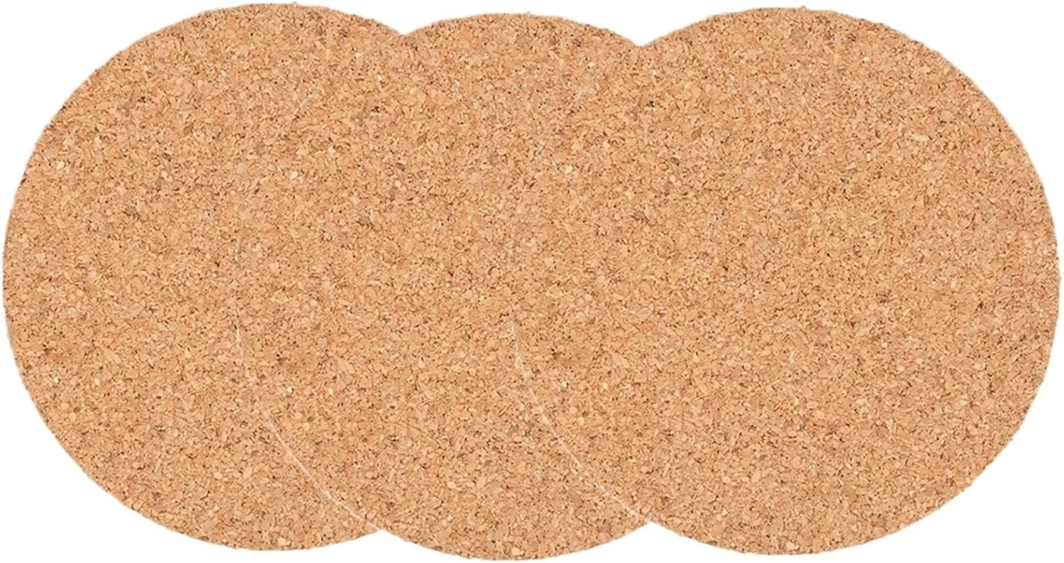 Coasters Round Insulated Cork Coasters (120Pcs) - Non-Slip Tea/Coffee Table Pads