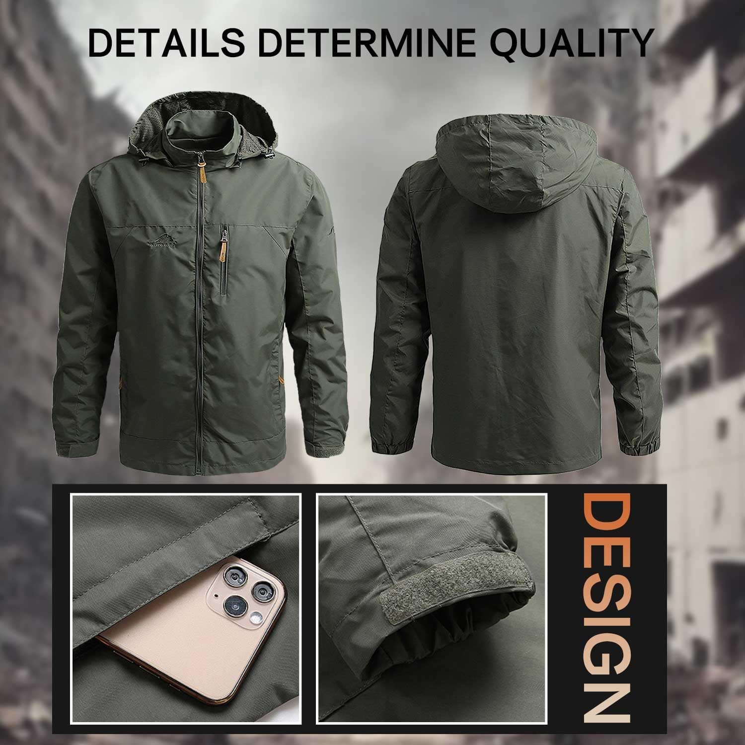 Mens Winter Coat Personalized Your Logo Name Ski Jacket Winter Waterproof Windbreaker Hooded Mountain Climbing Outwear