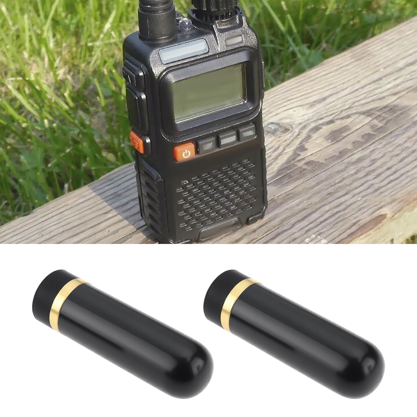 The Lord Of The Tools Antenna A Doppia Banda SMA-M SRH805S, 2 Pezzi, Compatibile Con Baofeng UV-5R, GT-3, Yaesu, Vertex E TYT