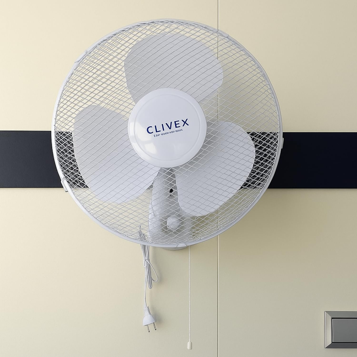 Ventilateur mural Clivex Eco 3 vitesses 40 cm (40 W)