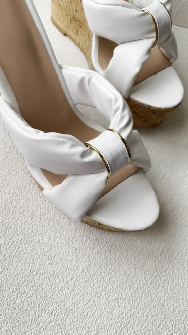 Amazon.com | Frankie Hsu Sexy Lovely Casual Platform Wedge Sandal