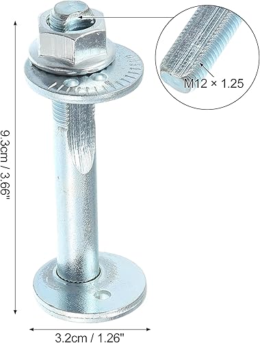 Miniatura 4 de uxcell 1 juego de pernos de inclinación de alineación excéntrica para Mitsubishi Lancer 2002-2006 No.MR333373MB809335 Kit de tuercas de ajuste de