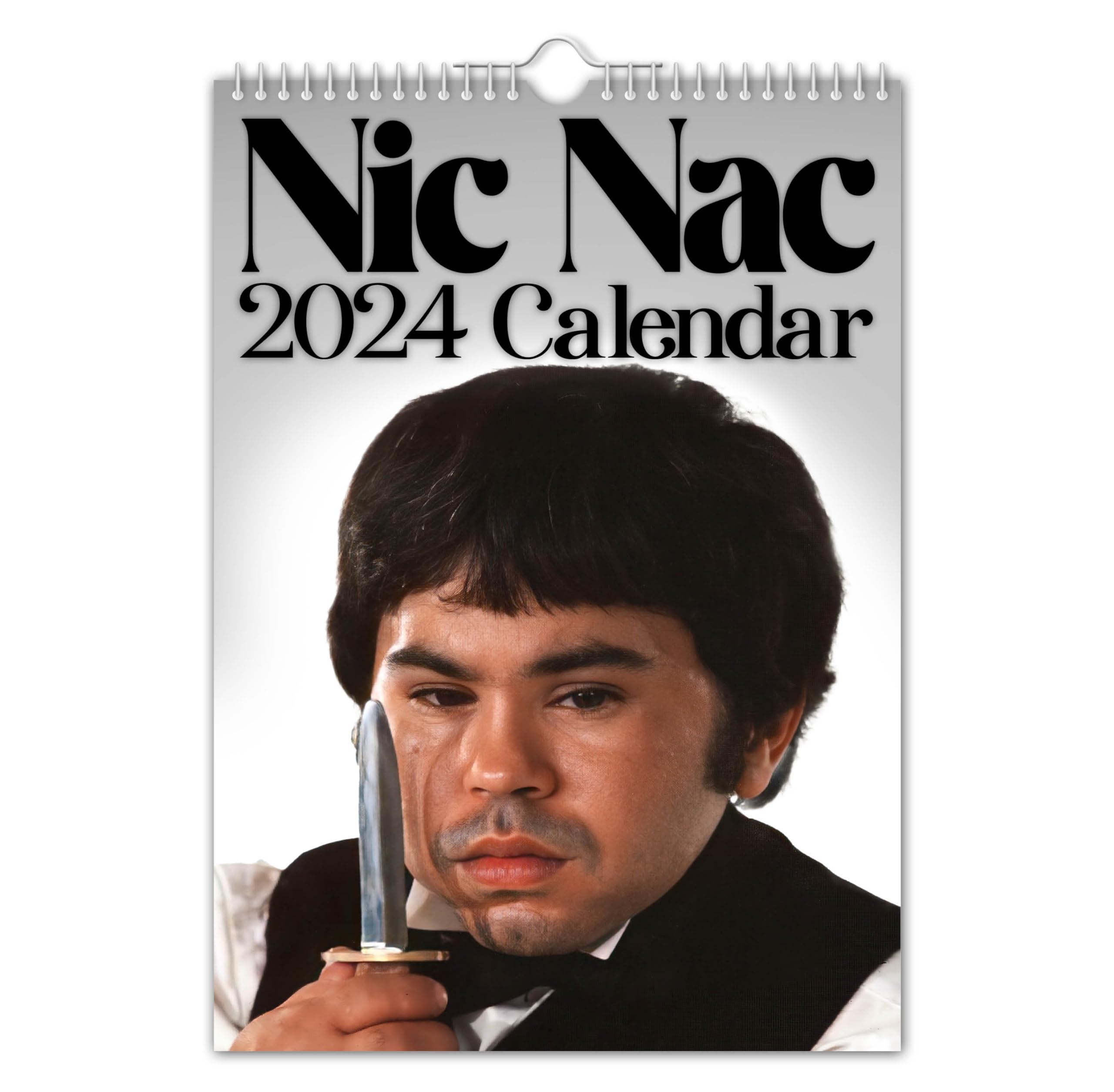 The Calendar king - Nic Nac - 2026 Wall Calendar (A4 size - 210mm x 297mm) / Quirky/Christmas/Birthday/Gift Idea/Present/Novelty/Humour/Secret Santa/Year Planner/Office Gift