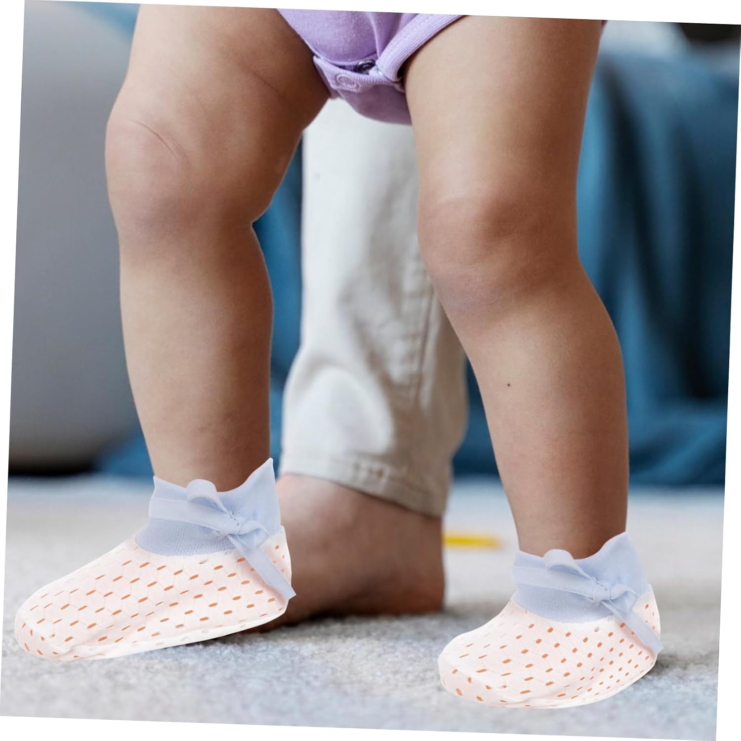 Anti Scratch Mittens Adjustable Drawstring Cotton Gloves Newborn Baby