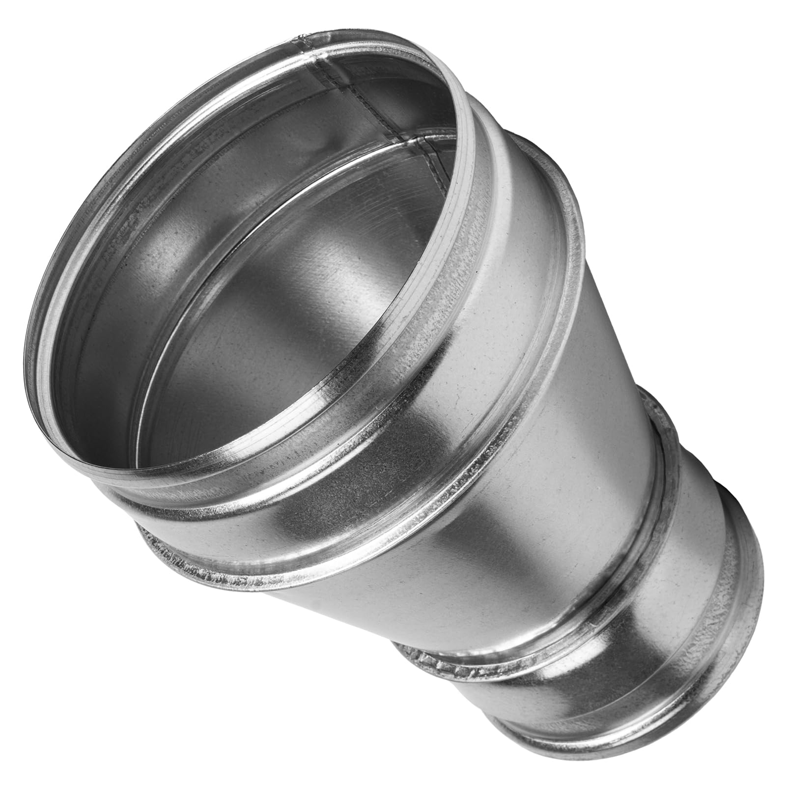Vent Systems Réducteur de conduit en acier galvanisé de 15,2 cm à 10,2 cm - Adaptateur d'aération - Raccord de tuyau - Connecteur, augmenteur, réducteur, cône - HVAC, systèmes de ventilation