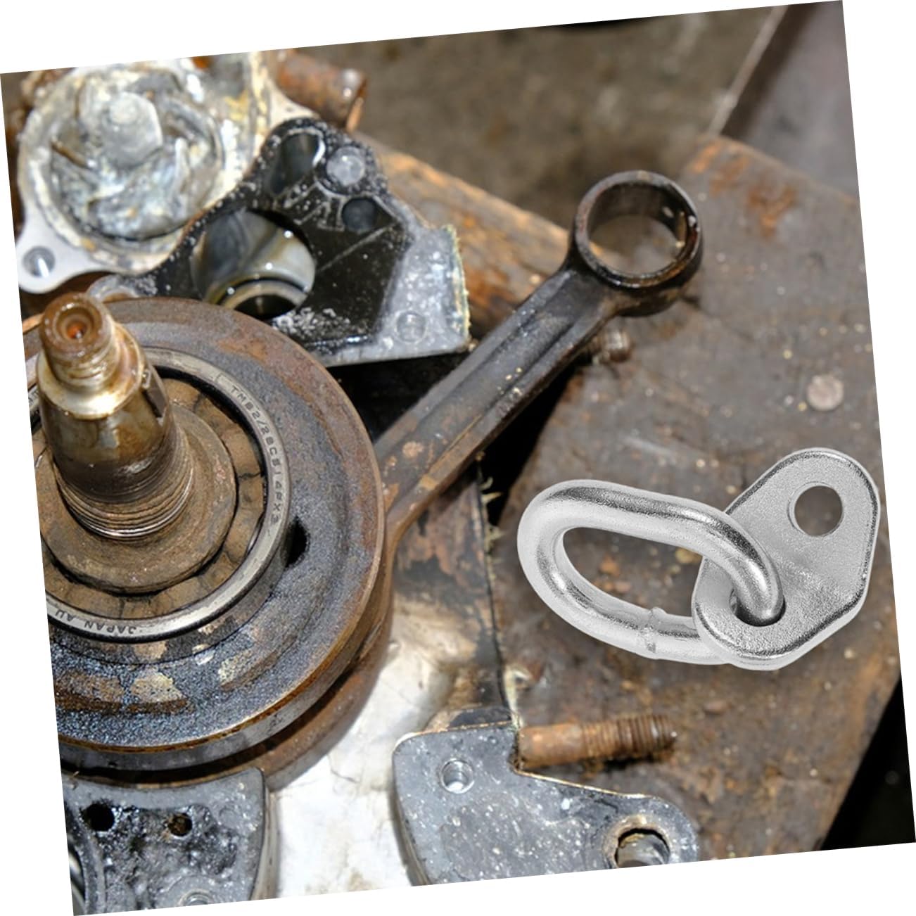 2pcs Engine Hoist Leveler Summit Engine Hoist Lifting Ring Bracket for Mount Lifting Bracket
