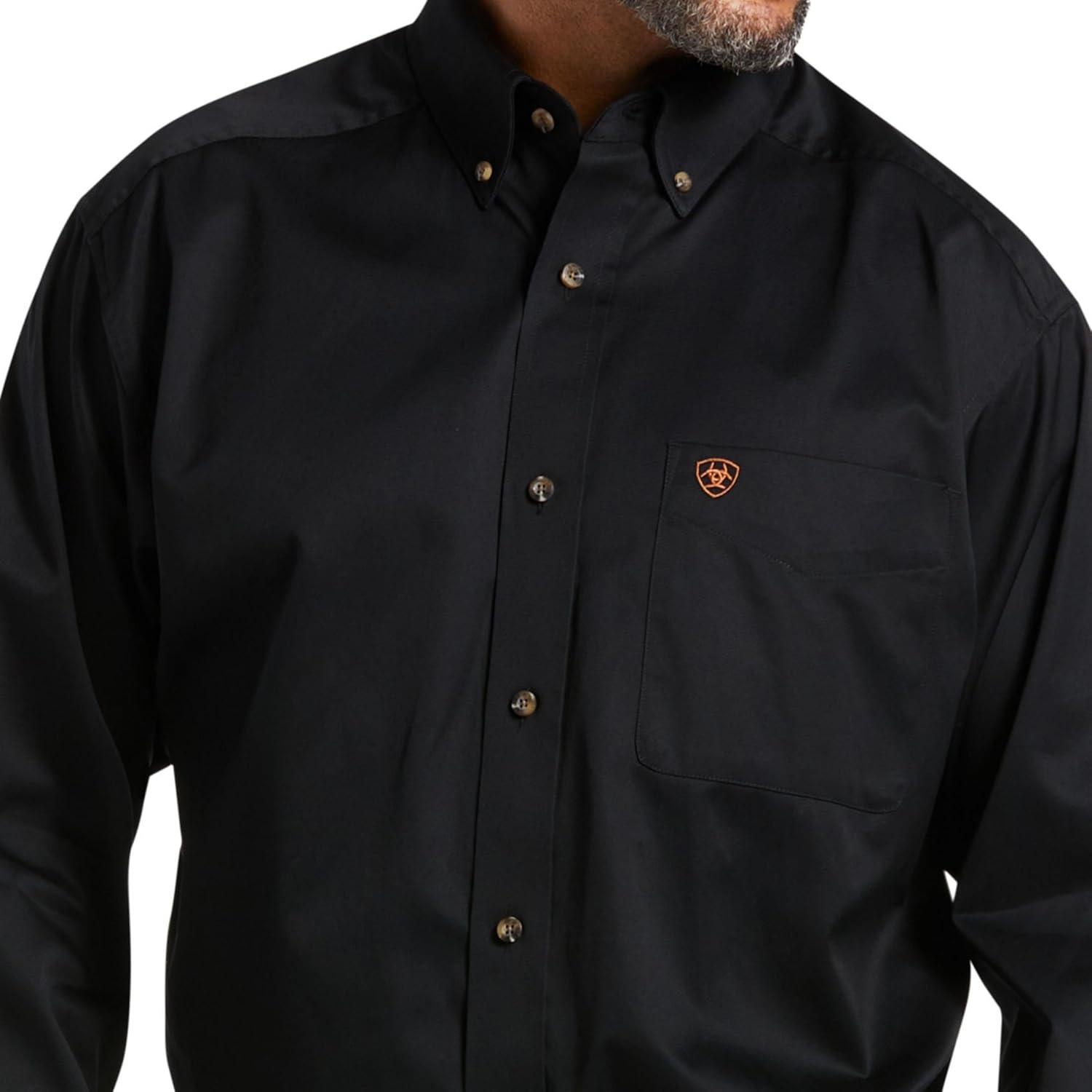 Ariat Men's Solid Twill Classic Fit Shirt - Image 6