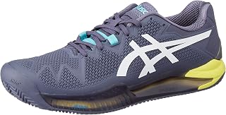 ASICS Resolution 8 Clay Tennis Shoes for Man Blue White
