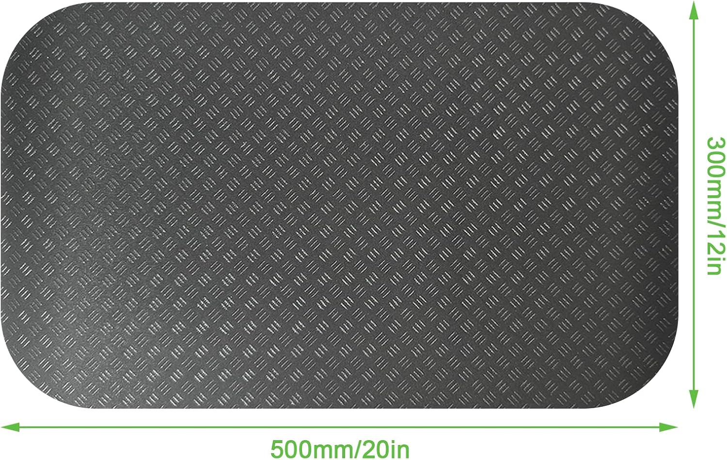 Sewing Machine Muffling Mat, 12"x20" (30x50cm) Long Anti-Vibration Mat, Large Dual-Sided Non-Slip Pad, Sewing Machine Mat Reduce Noise & Displacement for Quilting Embroidery (1 pcs, Black)