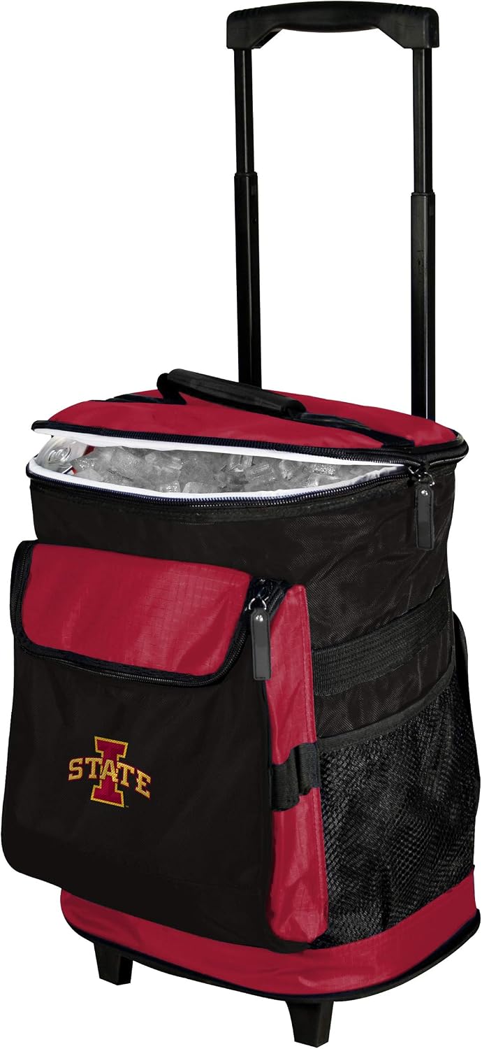 Logo Brands Officially Licensed NCAA Rolling Cooler, One Size, Team Color