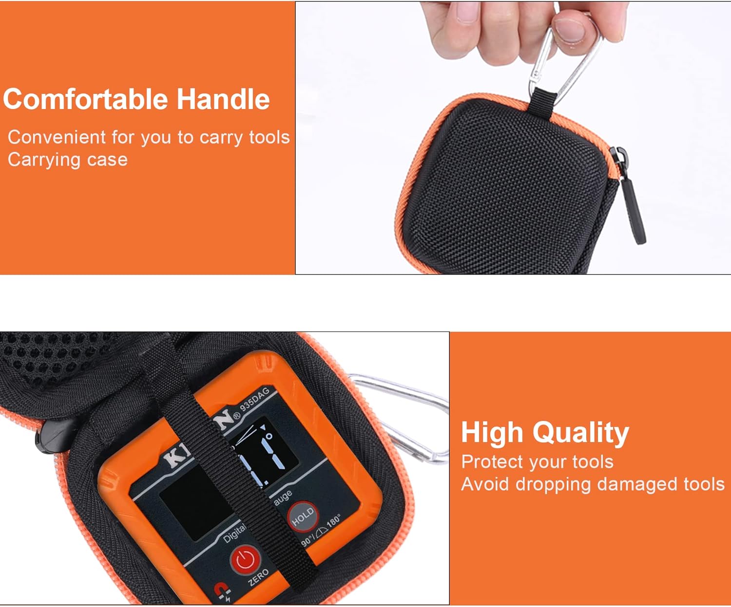 Aenllosi Hard Carrying Case Compatible with Klein Tools 935DAG Digital Level (for Klein Tools 935DAG)
