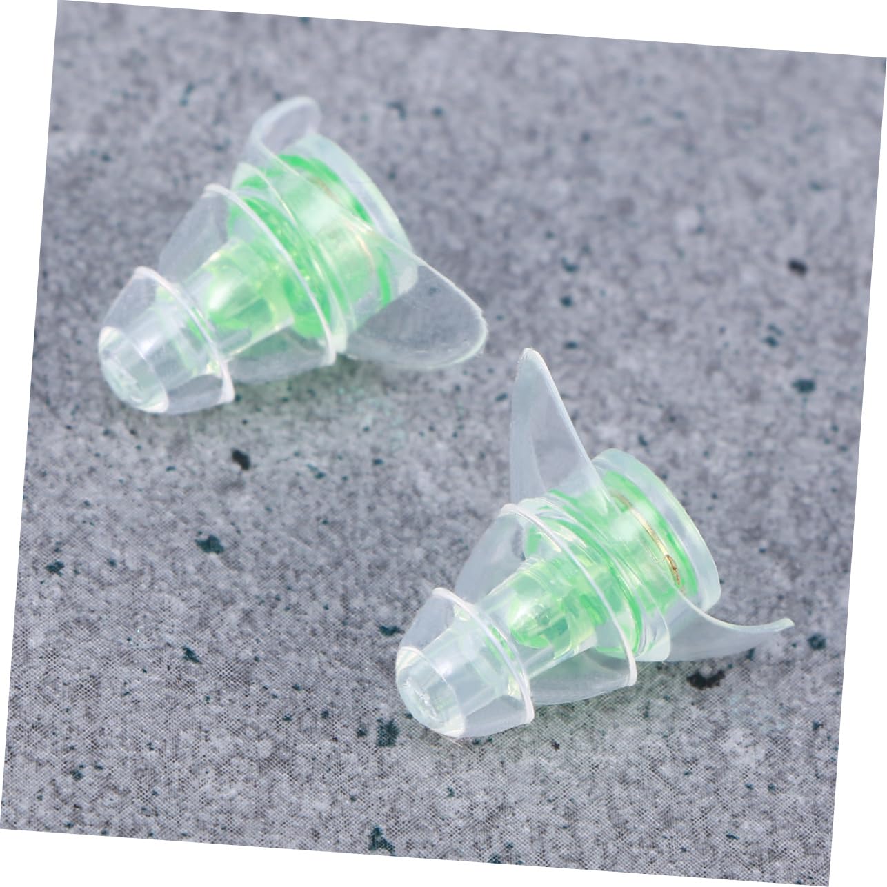 minkissy Lot De 3 Bouchons D'oreille Silencieux En Matériau Vert Lent Pour Le Bruit Et Le Ronflement Avec Une Bouteille Noire