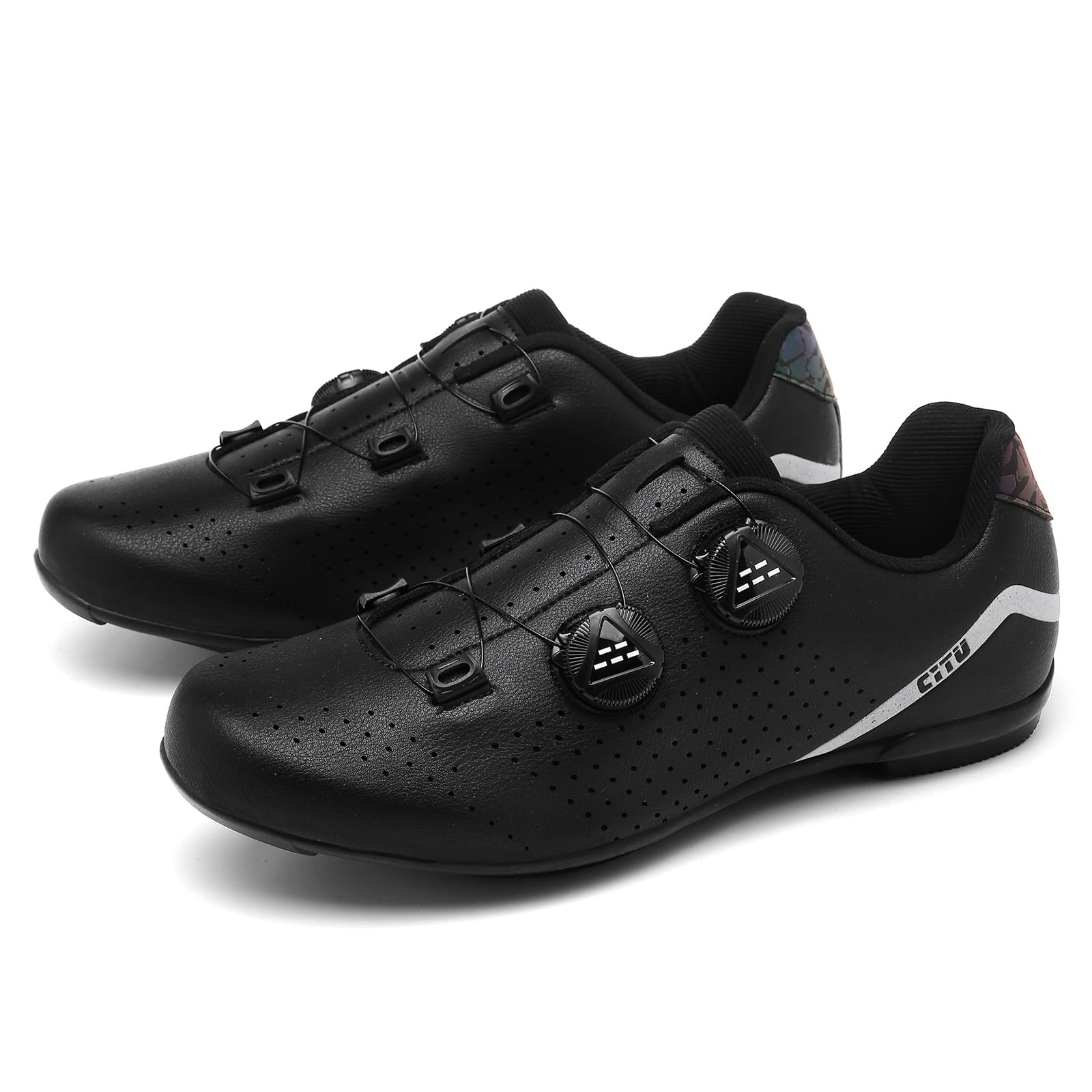 Scarpe ciclistiche Senza Chiusura Road e Scarpe MTB Sneaker Senza Blocco Esterne al Interno traspirato