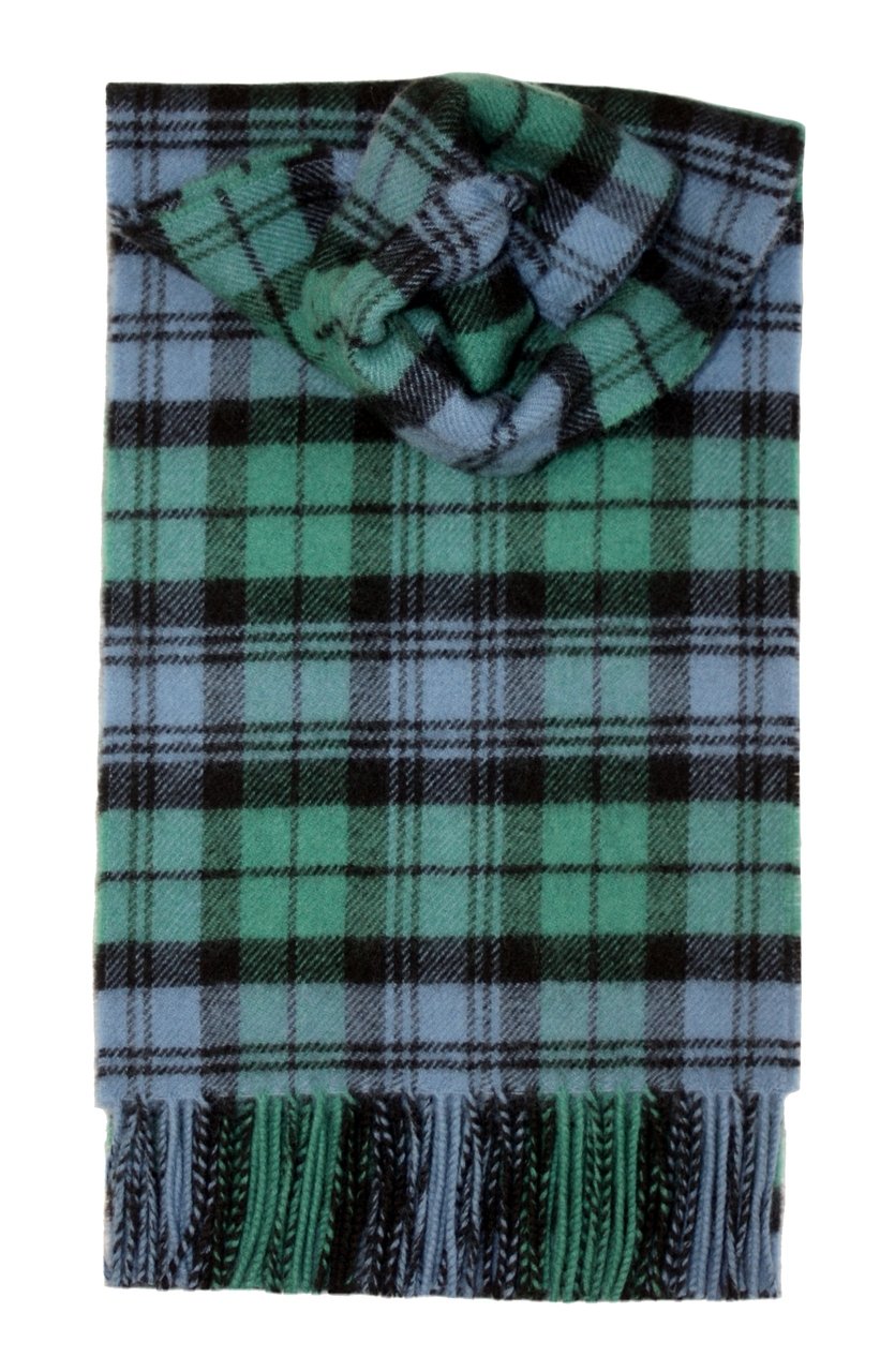 Lochcarron Campbell Clan Ancient Of Scotland Campbell Ancient Lambswool Scarf