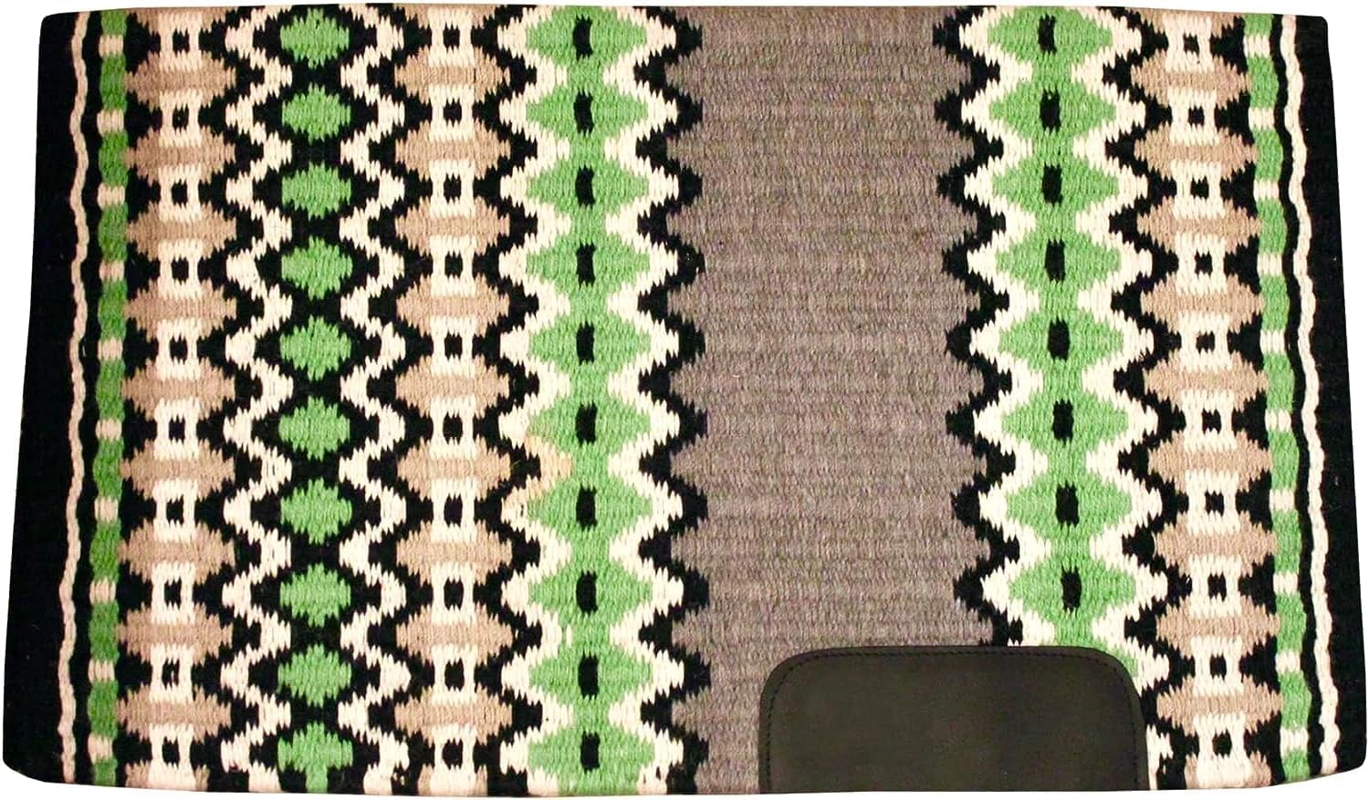 HUMAYL Saddlery Saddle Pad/Blanket for Horses Western Show Horse Saddle Blanket New Zealand Design Handmade Wool Saddle Blanket Top Wool Saddle Pad Regular Size : 34" L x 36" W x 1" inches PAD0173