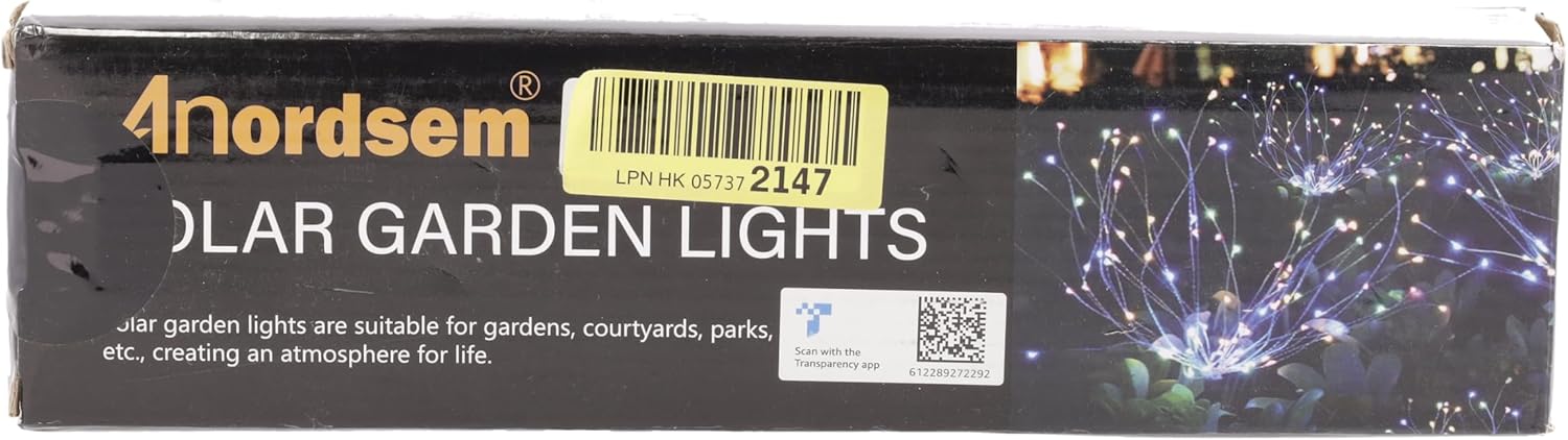 Anordsem Solar Lights Outdoor Garden: Firework Light Waterproof for Christmas Decorations Outside - Solar Powered Fairy Fireworks Stake Lamp for Pathway Patio Fence Yard Xmas Ornaments 9 71WM1AnVzCL. AC SL1500