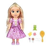 Disney Princess bambola 38cm La mia amica Rapunzel cantante e Pascal. Canta in italiano! Con abito