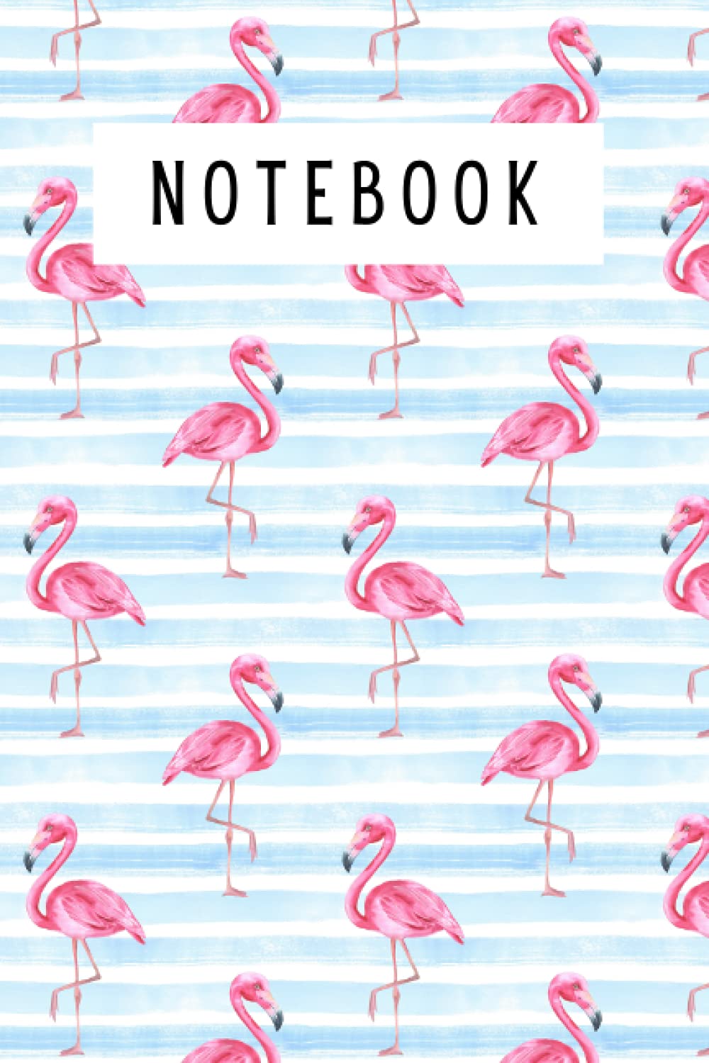 Flamingo Notebook: 6" x 9" Tropical Flamingo Lined Notebook for Multipurpose Use