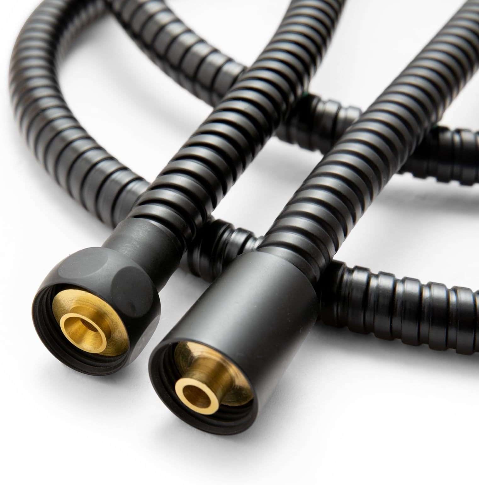 OFFO Shower Hose, 120 Inch High Pressure Toilet Hose for Bidet Sprayer, Stainless Steel, Matte Black